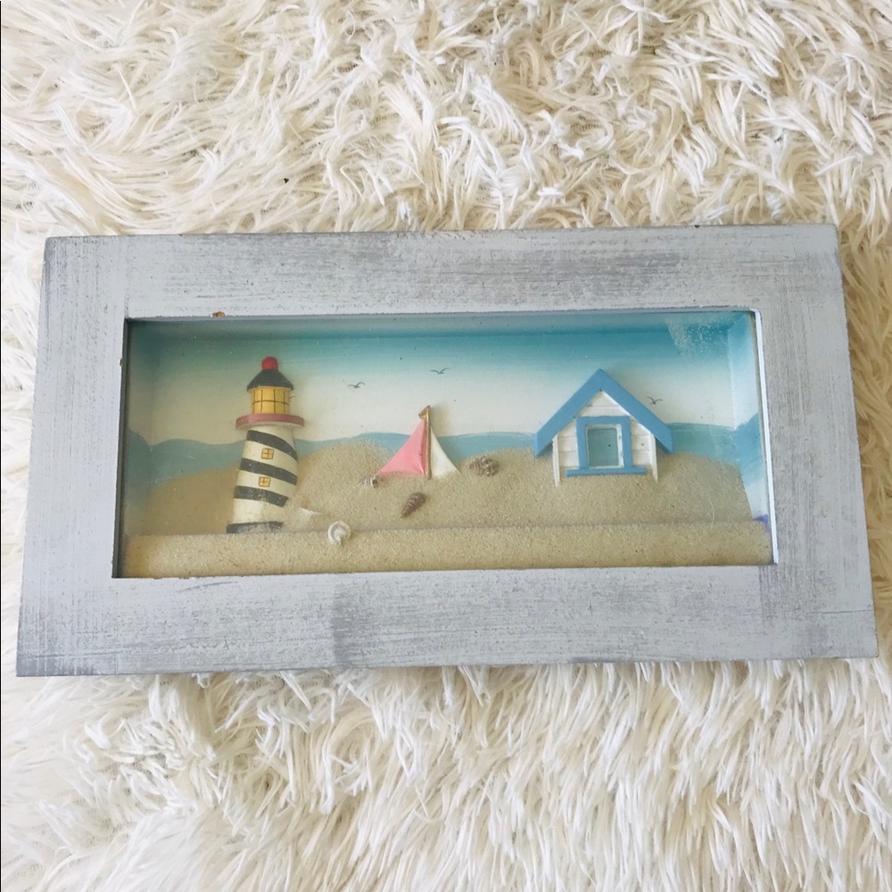 BEACH THEMED WOODEN WALL ART 🤍